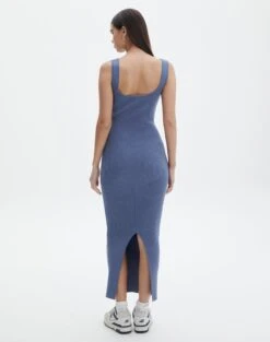 Scoop Neck Ribbed Knit Midi Dress 29 Scoop Neck Ribbed Knit Midi Dress -Outlet Glassons Store nia knit dress moby dick back kd109815knt