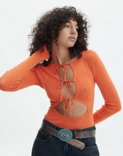 Sheer Long Sleeve Knit Top 27 Sheer Long Sleeve Knit Top -Outlet Glassons Store noreen knit bodysuit dont be koi front tb106478vn