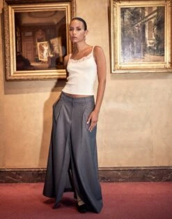 Tailored Mid Rise Maxi Skirt -Outlet Glassons Store noretta tailored maxi charcoal marle detail sl126067pln