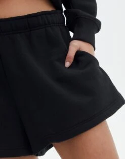 Cotton Sweat Short 25 Cotton Sweat Short -Outlet Glassons Store o beckham short black imageback sw62109ocot