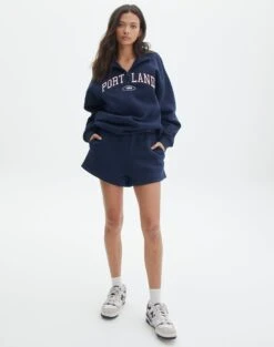 Luxe Lounge Modal Long Sleeve Button Crop Top -Outlet Glassons Store o beckham short naughtical front sw62109ocot 1