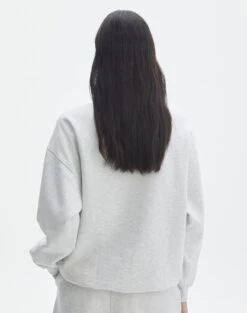 Oversized Embroidered Quarter Zip Sweater -Outlet Glassons Store olivia oversized quarter zip coloradosnow marle back tl97172oemb