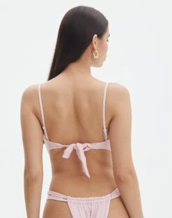 Ruched Twist Front Bandeau Bikini Top 25 Ruched Twist Front Bandeau Bikini Top -Outlet Glassons Store otto twist bandeau swim top fairy floss back ga136800rpln