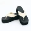 Thick Platform Thong 1 Thick Platform Thong -Outlet Glassons Store positano platform thong bone front sh88866nyl 8