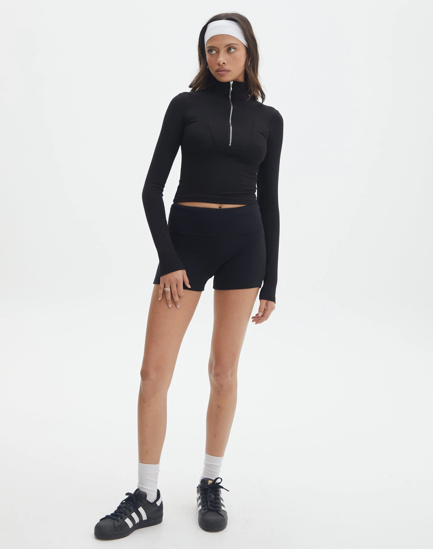 Luxe Lounge Modal Quarter Zip Front Long Sleeve Top 4 Luxe Lounge Modal Quarter Zip Front Long Sleeve Top - Image 2