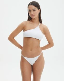 Ruched Balconette Bikini Top -Outlet Glassons Store r aiden adjustable high cut bikini briefs white front ga54030rpln 4