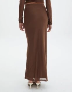 Mesh Maxi Skirt 17 Mesh Maxi Skirt -Outlet Glassons Store r co drey maxi skirt deep umber back sl52001rmes