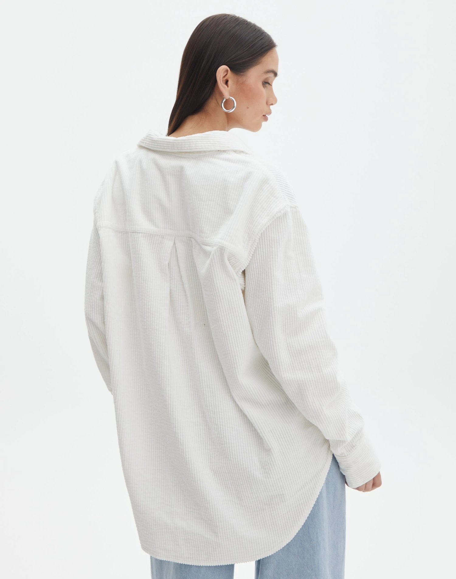 Oversized Cord Long Sleeve Shirt 5 Oversized Cord Long Sleeve Shirt - Image 3