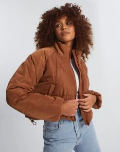 High Rise Straight Leg Jean 33 High Rise Straight Leg Jean -Outlet Glassons Store r eddie funnel crop puffer bisque bronze front cs84145rpln 2