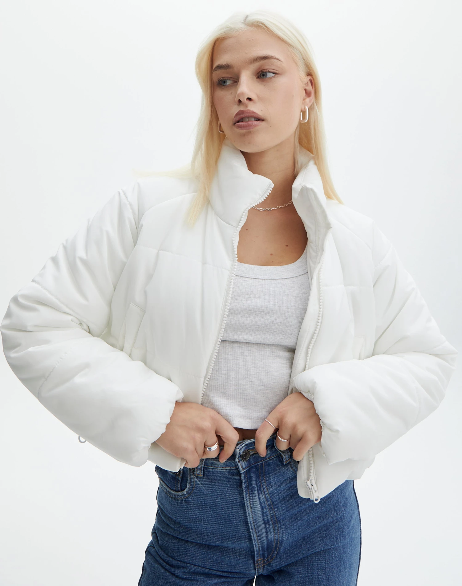 Zip Up Puffer Jacket 17 Zip Up Puffer Jacket - Image 15