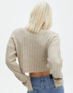 Knit Crew Neck Jumper -Outlet Glassons Store r egypt wide rib cropped knit on the rocks back kl97635raus