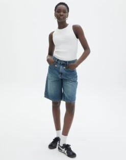 Rib Knit Tank -Outlet Glassons Store r guy cropped knit white full kv55139rrib