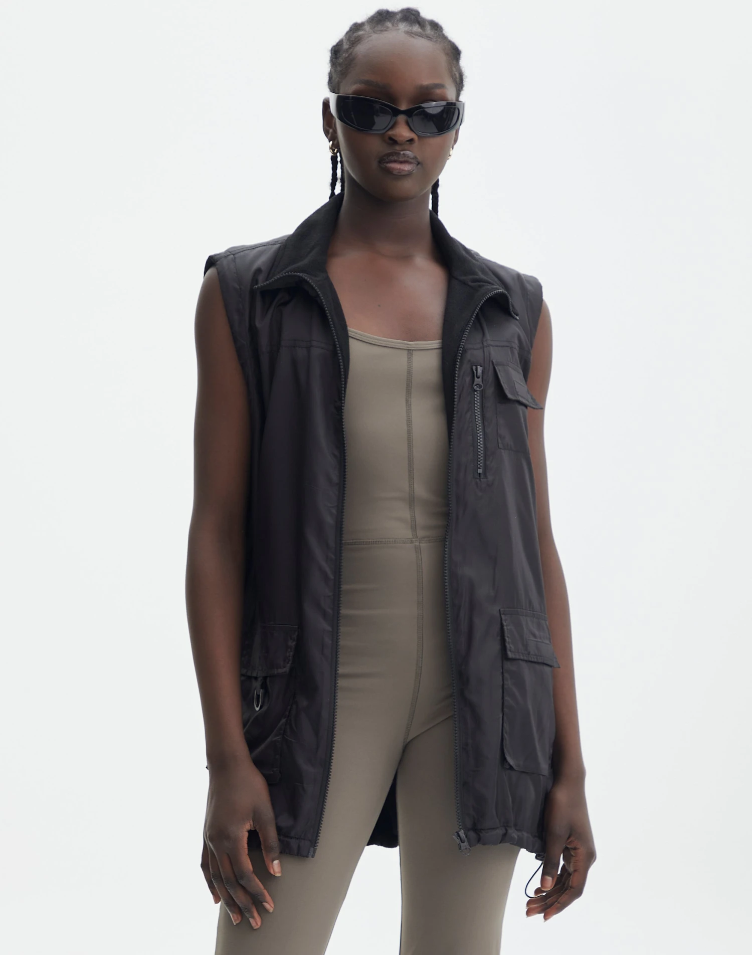 Reversible Cropped Puffer Vest 20 Reversible Cropped Puffer Vest - Image 18