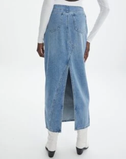 Denim Maxi Skirt 29 Denim Maxi Skirt -Outlet Glassons Store r lisbon denim maxi skirt riley vintage wash back sl119702rdnm