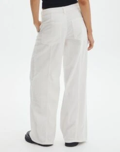 Mid Rise Pintuck Cord Pant -Outlet Glassons Store r miranda cord milk back pw91822rcor