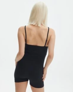 Cotton Scoop Neck Unitard 19 Cotton Scoop Neck Unitard -Outlet Glassons Store r puma ribbed playsuit black back sw93831rrib