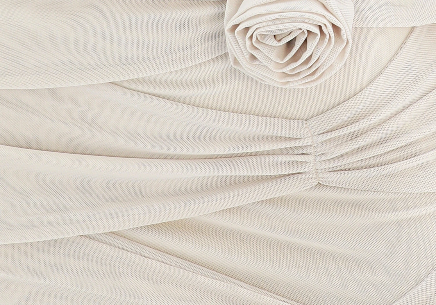 Strapless Rosette Cut Out Mini Dress 8 Strapless Rosette Cut Out Mini Dress - Image 6