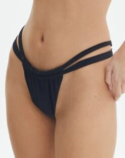 Strappy Ruched Bikini Bottom 24 Strappy Ruched Bikini Bottom -Outlet Glassons Store r sloanne split ruched bikini brief black detail ga136181rpln