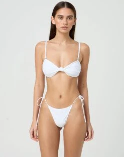 Side Tie Thong Bikini Bottom