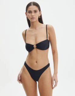 Knot Front Bandeau Bikini Top 31 Knot Front Bandeau Bikini Top -Outlet Glassons Store r zimi high waist thong black front ga63412rpln