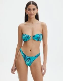 Printed Ruched Balconette Bikini Top -Outlet Glassons Store r zimi high waist thong mystic butterflies front ga63412rmsb 5