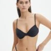 Ruched Balconette Bikini Top -Outlet Glassons Store reef balconette top black front ga52510rpln 2