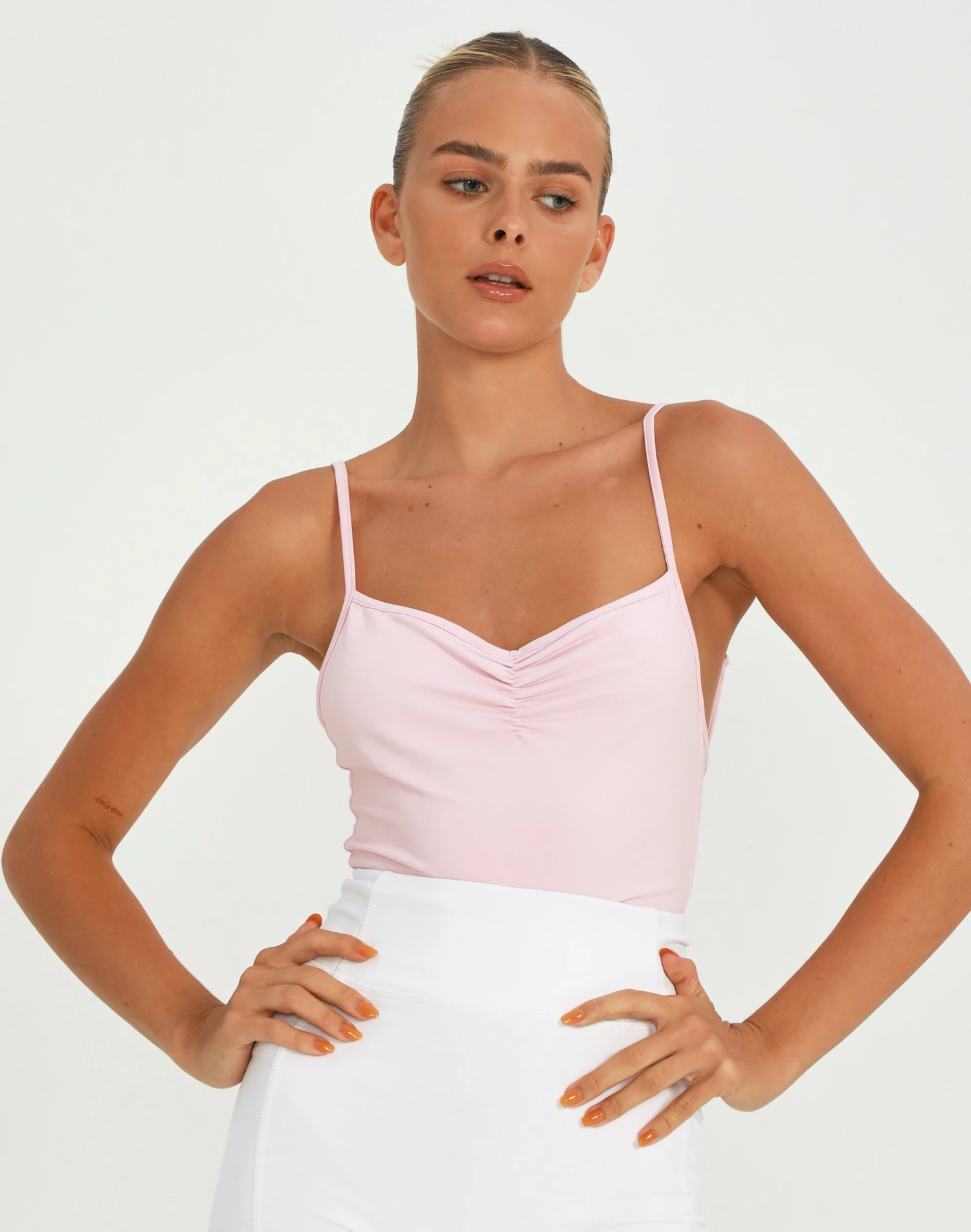 Twist Front Rib Knit Crop Top 10 Twist Front Rib Knit Crop Top - Image 8