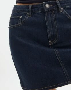 Mid Rise Denim Skirt -Outlet Glassons Store remi high rise denim skirt last rodeo indigo imageback ss145806rdnm