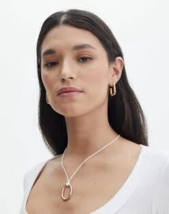 Chain Belt -Outlet Glassons Store rory pendant rope necklace whitegold front je139656nl 6