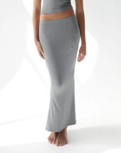 Luxe Lounge Modal Slim-Fit Maxi Skirt 24 Luxe Lounge Modal Slim-Fit Maxi Skirt -Outlet Glassons Store ruby modal maxi skirt everythings pine full sl96661mod