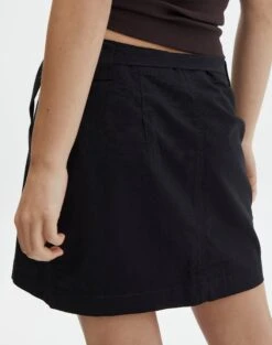 Cargo Wrap Mini Skirt 24 Cargo Wrap Mini Skirt -Outlet Glassons Store ryder wrapped mini skirt black back ss96421cot
