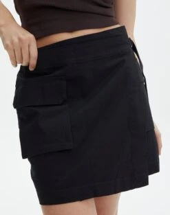 Cargo Wrap Mini Skirt 23 Cargo Wrap Mini Skirt -Outlet Glassons Store ryder wrapped mini skirt black full ss96421cot