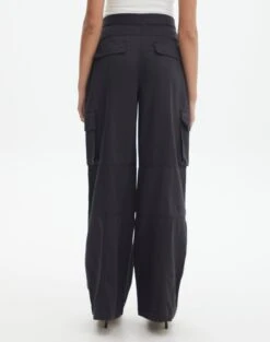 Cargo Straight Leg Pants -Outlet Glassons Store sierra dressy cargo pant black back pw109154cot