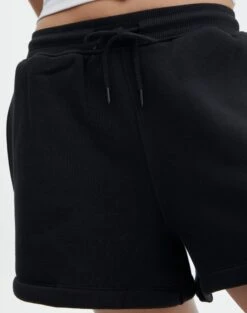 Drawstring Sweat Short -Outlet Glassons Store siesta short black imageback sw120676cot