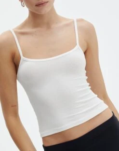 Luxe Lounge Modal Thin Strap Singlet 30 Luxe Lounge Modal Thin Strap Singlet -Outlet Glassons Store sisi modal tank milk imageback tv118176mod