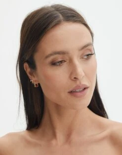 Plated Fine Chain Link Necklace -Outlet Glassons Store sorin plated square hoop and moon earring pack gold front je146698ear 2