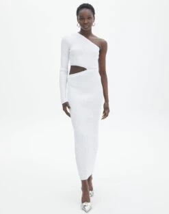 One Shoulder Long Sleeve Maxi Dress 28 One Shoulder Long Sleeve Maxi Dress -Outlet Glassons Store stella one sleeve white full kd129008vn