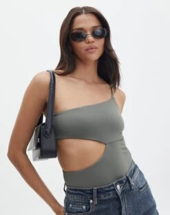 Sequin Tank Top -Outlet Glassons Store sully peachy bodysuit cypress front tb95431pch 2