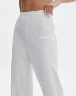 Linen Blend Wide Leg Pants -Outlet Glassons Store t co dizzy flared pant white imageback pw118952tlv