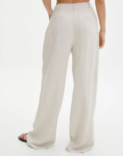 Linen Blend Tailored Pant 22 Linen Blend Tailored Pant -Outlet Glassons Store t co harley tailored linen pant head in the sandmilk back pw120209tcd