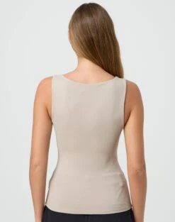 Scoop Neck Supersoft Tank 34 Scoop Neck Supersoft Tank -Outlet Glassons Store tommy tank top dusty mink back tv124269pch