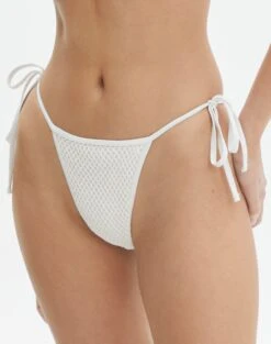 Crochet Tie Side Cheeky Bikini Bottom 25 Crochet Tie Side Cheeky Bikini Bottom -Outlet Glassons Store torin tie side swim bottoms seashell imageback ga64994cro 1