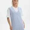 Oversized Vest Dress -Outlet Glassons Store twist oversized vest dress icecap front kd127875cot 1