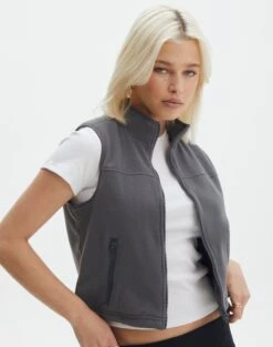 Balloon Sleeve Rib Knit Shrug -Outlet Glassons Store vinnie vest shadow dancer front tc91570flc