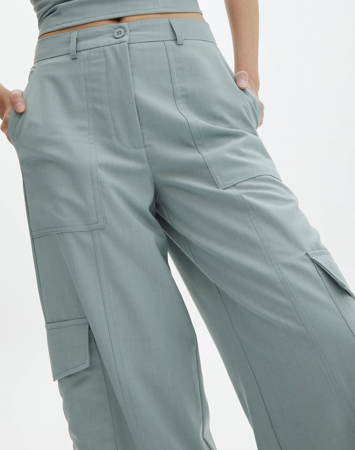 Mid Rise Puddle Cargo Pant 6 Mid Rise Puddle Cargo Pant - Image 4