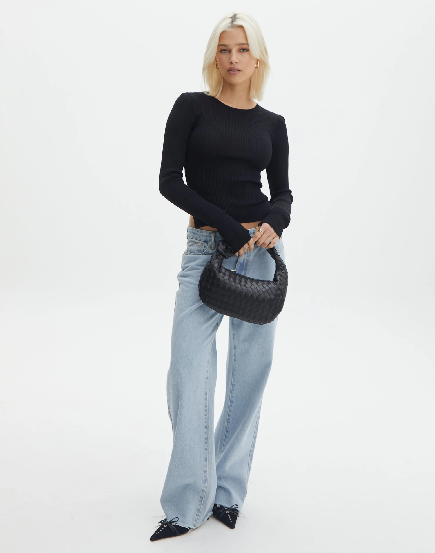 Ribbed Long Sleeve Split Side Knit 7 Ribbed Long Sleeve Split Side Knit - Image 5