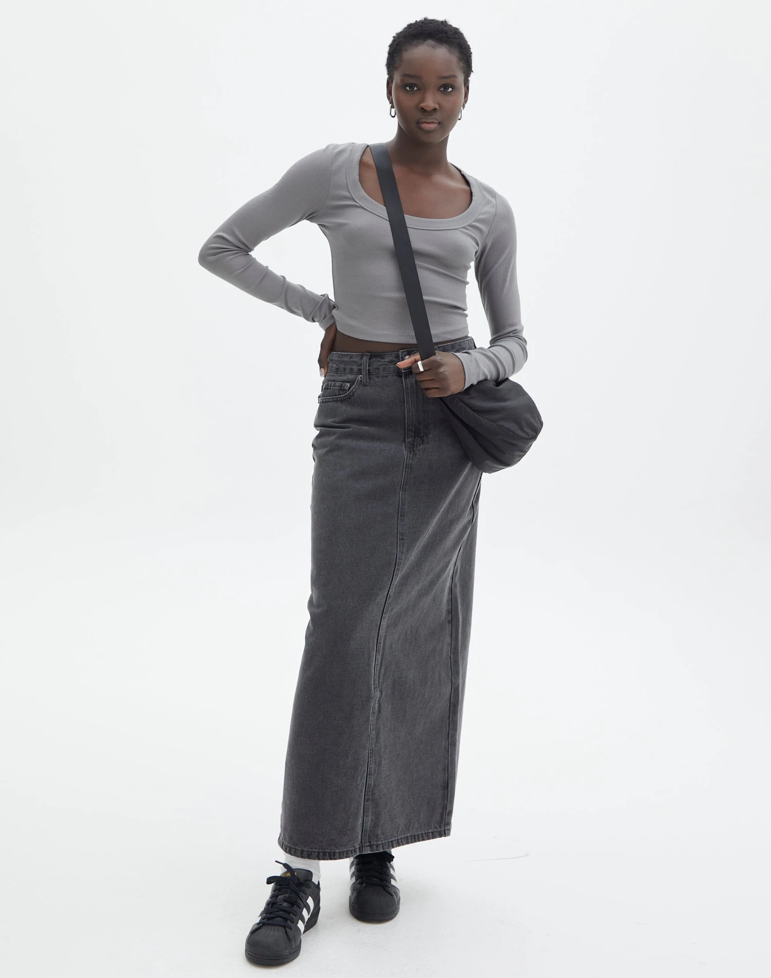 Cotton Scoop Neck Long Sleeve Top 15 Cotton Scoop Neck Long Sleeve Top - Image 13