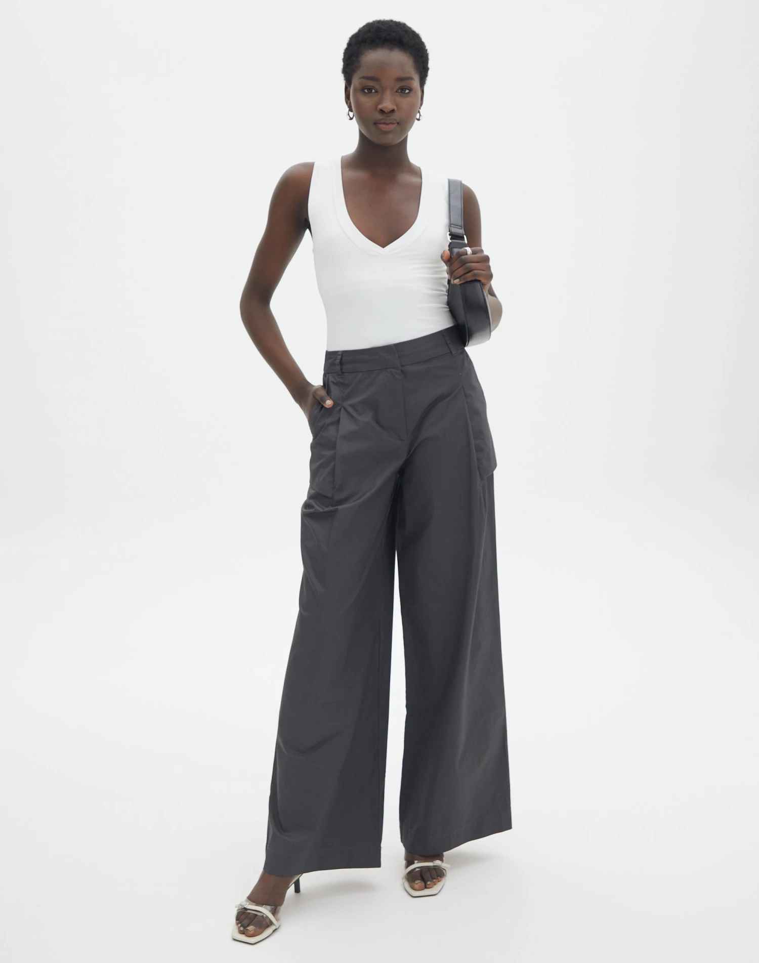 High Waisted Tailored Flare Pants 22 High Waisted Tailored Flare Pants - Image 20